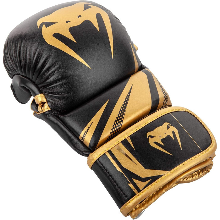 Рукавички для спарингу MMA Challenger 3.0 чорного та золотого кольорів, розмір M