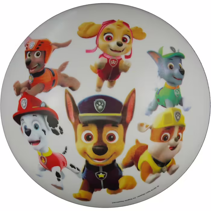 Дитяча стельова лампа Paw Patrol, пластик, E27, 36 см, для дітей, Маршал, Чейз, Скай
