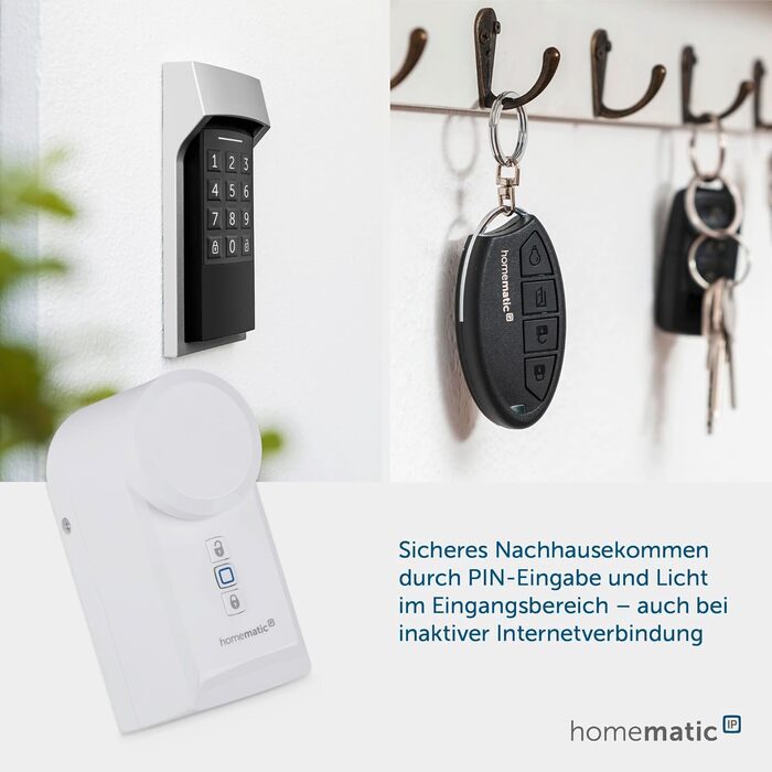 Електронний дверний замок Homematic IP HmIP-DLD з радіокеруванням