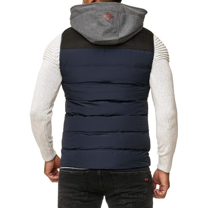 Чоловіча тепла жилетка Blackrock з капюшоном та коміром - Navy (темно-синій)