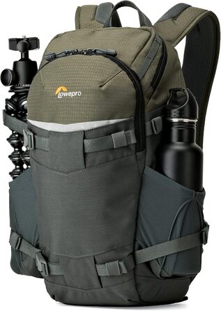Рюкзак Lowepro Flipside Trek 350 AW для фототехніки, DSLR-камера, об'єктиви, аксесуари, сірий