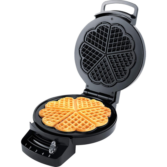 Steba Germany WE 1 Waffle Maker - Non-Stick, Adjustable Temperature, Folding Design