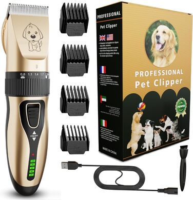 Професійна електрична машинка для стрижки собак GLOBAL TECH Leise - для собак, котів та інших домашніх тварин