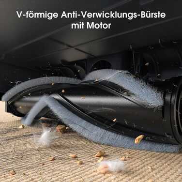 Бездротовий пилосос P2 Akku Sauger Stabstaubsauger: потужний, для тварин, килимів, твердих підлог, з антизаплутувальною щіткою та зеленим підсвічуванням