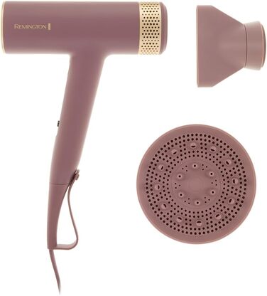 Фен для волосся Remington AIRvive EC8930 з безщітковим цифровим двигуном, іонізацією та анти-фриз технологією, 12 режимів, дифузор та насадка для стайлінгу