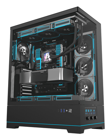 Ігровий корпус DarkFlash DY451L PRO ATX Midi Tower, загартоване скло, ARGB