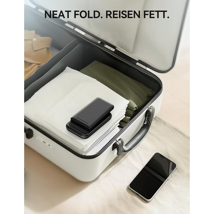 TECKNET Бездротова зарядка 3 в 1, Складна індукційна станція, Швидка зарядка для iPhone 17/16/15/14/13/12/11/Pro Max, Apple Watch Ultra/11-3/SE, AirPods Pro 3-2/4-2, Чорний