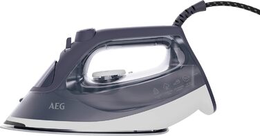 Праска AEG DB 1740LG 110 г/хв, 2400 Вт, керамічна підошва, антикальк, серія 6000, зелено-білий колір