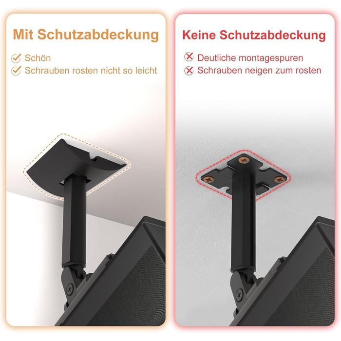 Кріплення для динаміків Bose (2 шт.): настінне та стельове. Підходить для UB-20, WB-50 II, Lifestyle, Soundtouch. Регульоване кріплення, чорний колір.