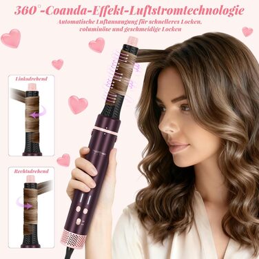 PARWIN PRO BEAUTY MaxAIR 2.0 Multi-Styler Set: 7-в-1 для волосся (Локон, Випрямлення, Фен, Об'єм)