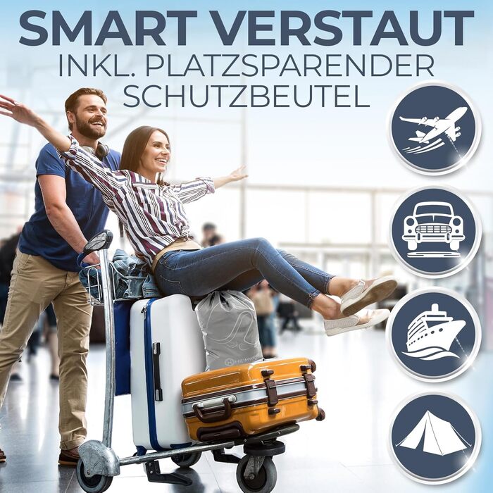 Подушка для шиї 2-в-1 з мікроперлами, 37x27 см - Подушка-воротник для подорожей (сіра)