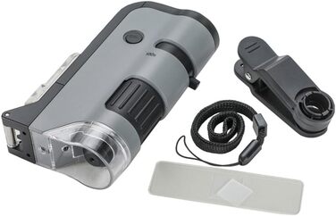 Мікроскоп Carson MicroFlip 100x-250x з адаптером для смартфона для фото та відео (MP-250)