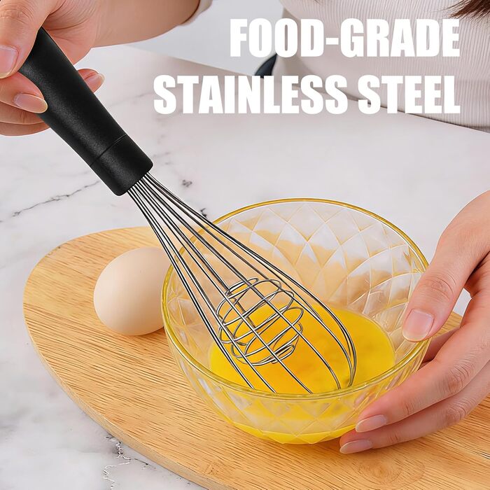 Набір з 2 міксерів з нержавіючої сталі, 30 см x 25.5 см - для приготування, випічки, змішування та перемішування