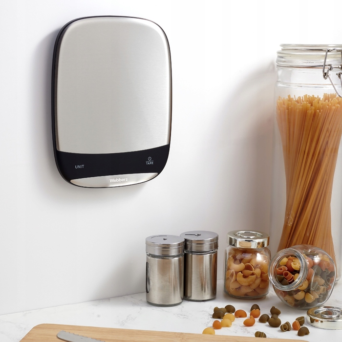 Кухонні ваги Webber EK8880R, сріблястий/сірий, до 10 кг