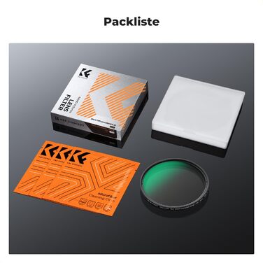 Фільтр K&F Concept 2-в-1 72мм Black Mist 1/8 & ND2-ND32 змінний, з нанопокриттям