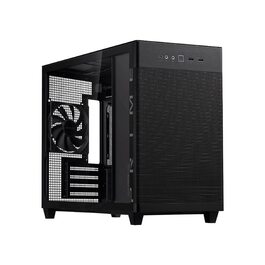 Корпус ASUS Prime AP201 MicroATX чорний (33 літри, підтримка 280/360 мм кулерів, відеокарти до 338 мм, ATX блок живлення)