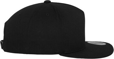 Кепка Flexfit Classic 5 Panel Snapback, унісекс, чорний колір
