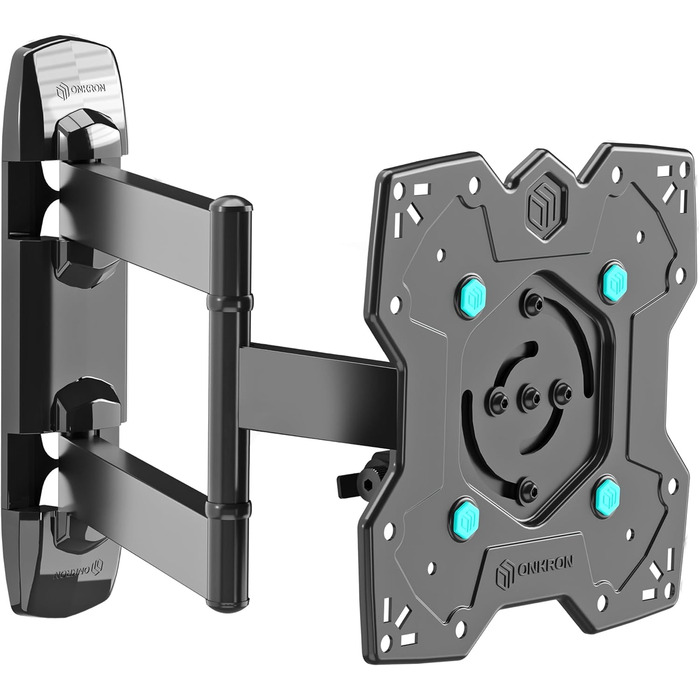 Настінний кріплення для телевізора ONKRON M4SR-B (17-43 дюйми, до 35 кг, VESA 200x200, чорний)