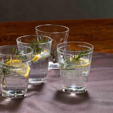 Villeroy & Boch - Dressed Up Water Glass Set, 16-piece, 310 ml, crystal glass, dishwasher-safe, 4x 4-piece set assorted