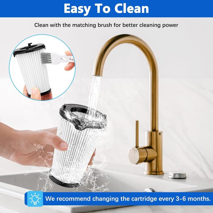 Замінні фільтри для пилососів AEG CX7, QX8 (8 шт.) - HEPA, з щіткою для чищення