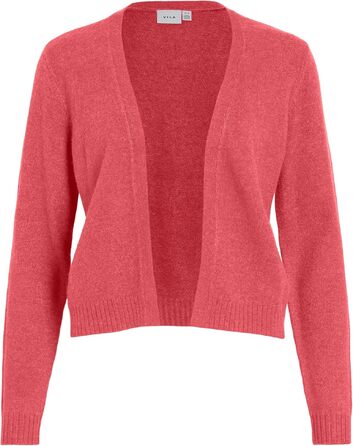Кардиган Vila Daen Viril короткий з довгим рукавом, трикотажний, колір Rose Of Sharon (XXL)