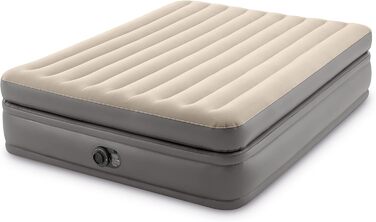 Надувний матрац Intex Queen Comfort Fiber-Tech RP 152x203x51 см (64164ND) - двоспальний, високий