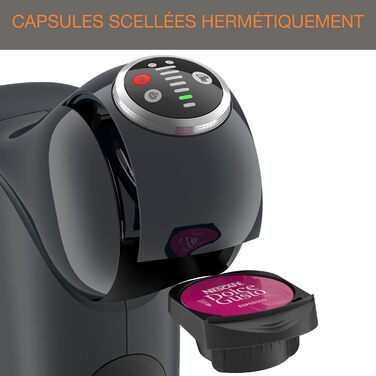 Кавомашина капсульна NESCAFÉ Dolce Gusto Genio S Plus by Krups, автоматична, космічно-сіра, KP340B