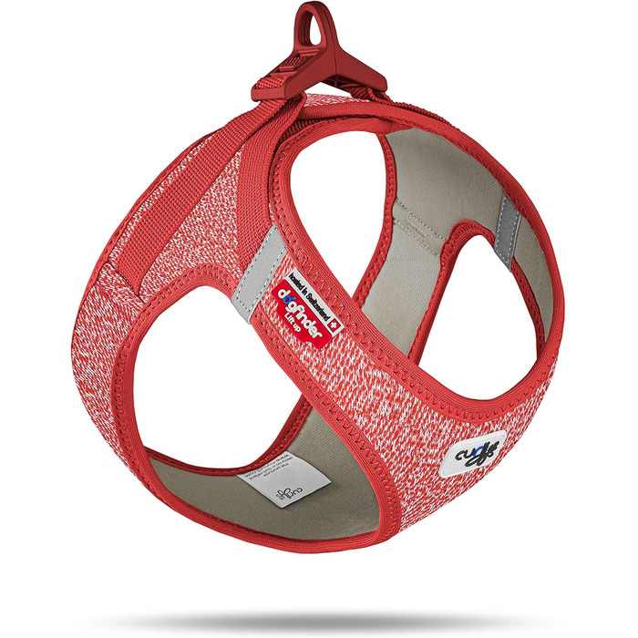 Шлейка для собак Merino curi Casp Back (2XS, Червоний)
