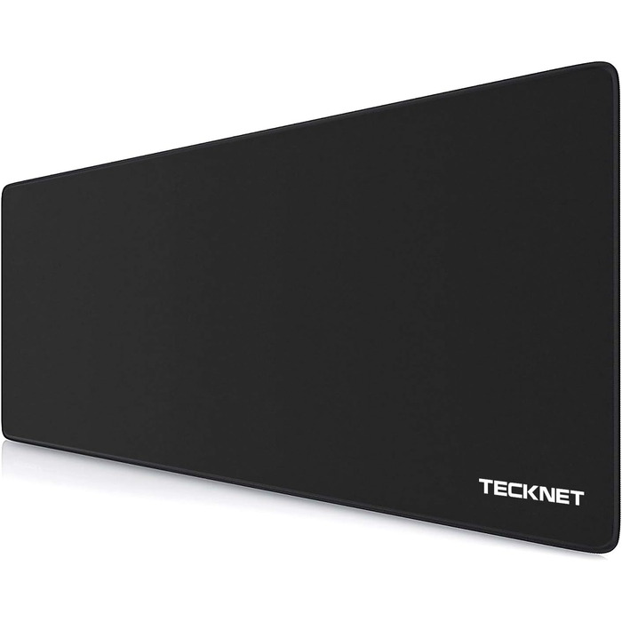 TECKNET XXL килимок для миші Speed Gaming, 900x400 мм, чорний, для геймерів, вологостійкий, з покращеною поверхнею для точності та швидкості, з неслизькою гумовою основою