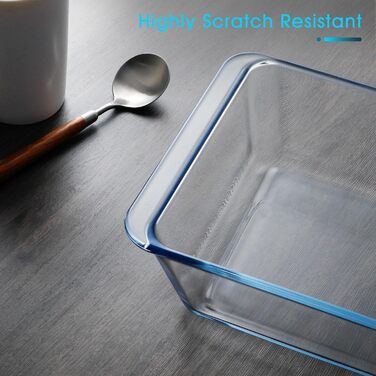 Форма для запікання NUTRIUPS, скло, 20x15x6 см, об'єм 3.5 л - прямокутна, для лазаньї