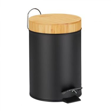 Relaxdays Trash Can Bathroom 3 l