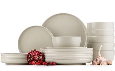 Обідній сервіс VictO Konsimo, набір тарілок на 6 осіб / 18 предметів