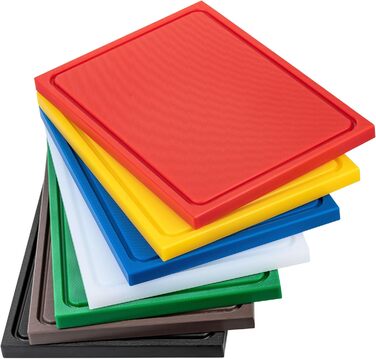 Пластикова кухонна дошка Morleos 45x30x2 см, біла, з соковловлювачем, для професійної кухні, стійка до деформації, безпечна для ножів, підходить для посудомийної машини, HACCP, вибір кольору та розміру