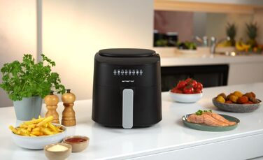 Цифрова аерофритюрниця Emerio 4.5 л, без олії, 8 програм, 1300 Вт, BPA Free, швидкий нагрів