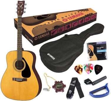 Акустична гітара Yamaha F310P Natur (з чохлом, ремінком, тюнером, струнами, медіаторами, кілком для струн, каподастром)