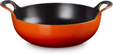 Чавунна балтійська каструля Le Creuset 24 см, 2,7 л, червона, для індукції та духовки