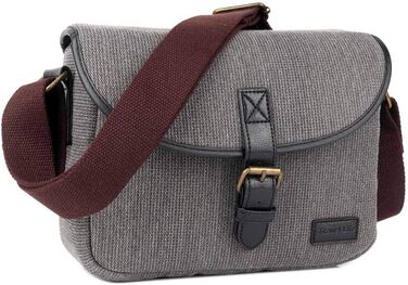 Сумка для фотоапарата Neuleben: сумка-месенджер для DSLR/SLR камер (сіра)