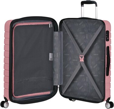 Чемодан American Tourister Flashline, 67 см, 69/75 л, чорний (Shadow Black) / ротаційний (Spinner M)