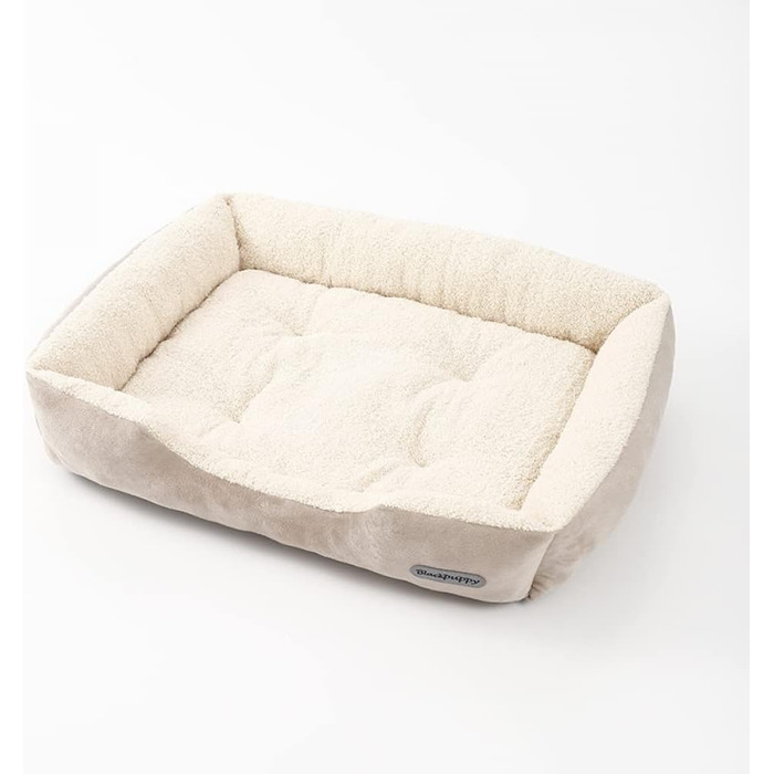 Крісло-лежанка для собак та котів: зручне, миється, не слизьке, кругле, для маленьких порід, бежеве. Розміри: S(37*33*13), M(53*42*11).