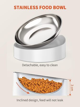 Автоматичний годівник для котів Balimo 3L з Wi-Fi, керування через додаток, для собак та котів, чорний