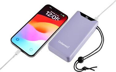 Powerbank Intenso F10000: акумулятор 10000mAh з PD 20W та QC 18W, USB-C та USB-A, жовтий