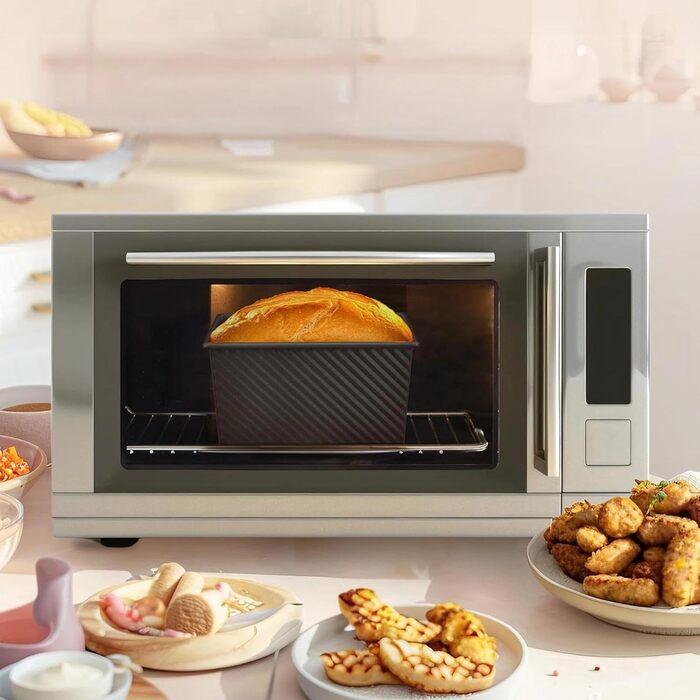 Форма для випічки хліба Toastbrot (2 шт) з кришкою, карбонсталь, чорний та рожевозолотий, для хліба, кексів та випічки