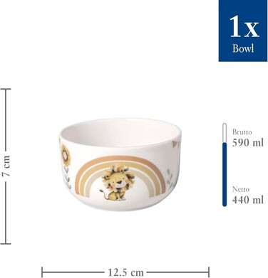 Набір дитячого столового прибору Villeroy & Boch Boho Kids (4 шт.) з нержавіючої сталі, сріблястий/платиновий, придатний для миття в посудомийній машині