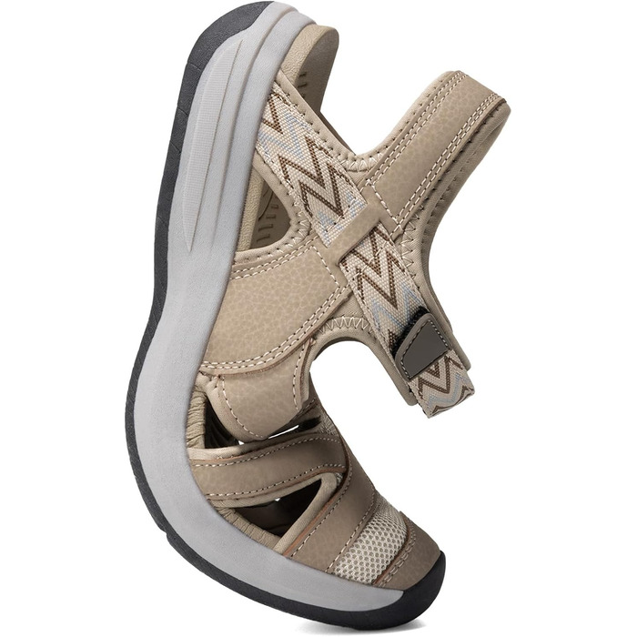 Жіночі сандалі Dream Pairs Outdoor для трекінгу та прогулянок, бежеві, 37 EU, з TPR підошвою та EVA устілкою