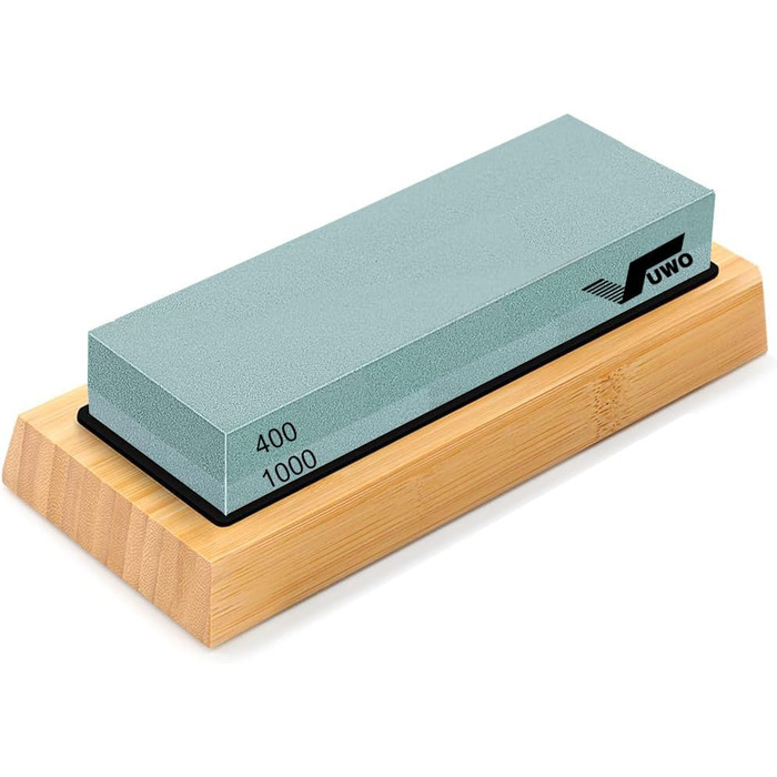 Набір для заточування ножів Vuwo 2-в-1: 400/1000 грінь. З антиковзким тримачем