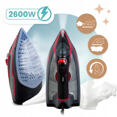 Парова праска Berdsen 2600 Вт з керамічною підошвою та вертикальною подачею пари, 230 мл