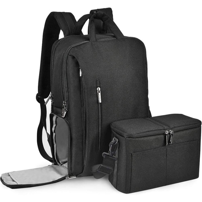 CADeN Рюкзак для фотокамери, водонепроникний, захист від крадіжок, відділення для ноутбука 15.6'', USB-порт, для DSLR Canon Nikon Sony