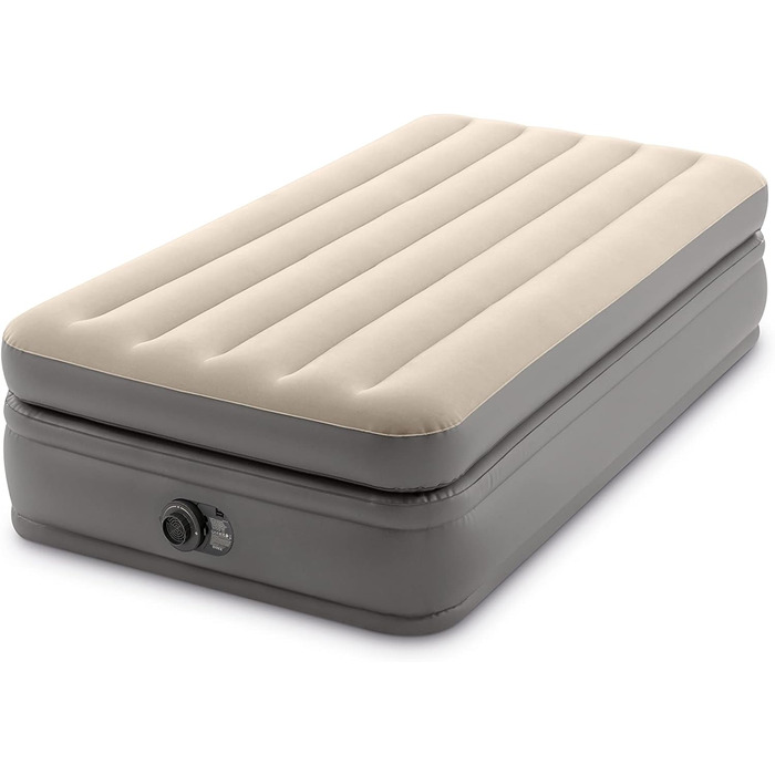 Надувний матрац Intex Twin Comfort Fiber-Tech RP 99x191x51 см (64162) - односпальний, підвищеної висоти