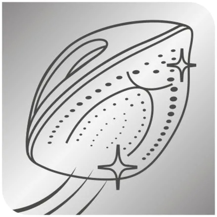 Парова праска Tefal Ultragliss Plus FV6810, 2800 Вт, підошва Durilium AirGlide, 250 г/хв