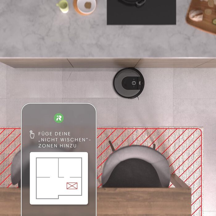 Робот-пилосос iRobot Roomba Combo i8+ з авто-дозаправкою та миттям підлоги, картографією, PrecisionVision Navigation та розпізнаванням об'єктів